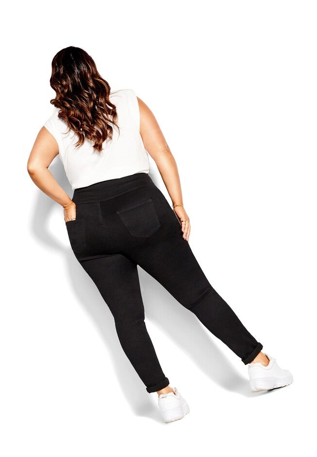 Harley Bold Skinny Jean - black, BLACK, on-hover image number 1