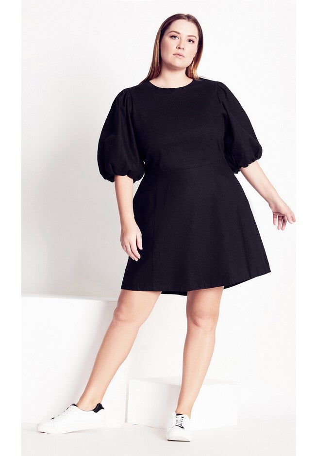 Pacific Breeze Dress - black, BLACK, hi-res image number null