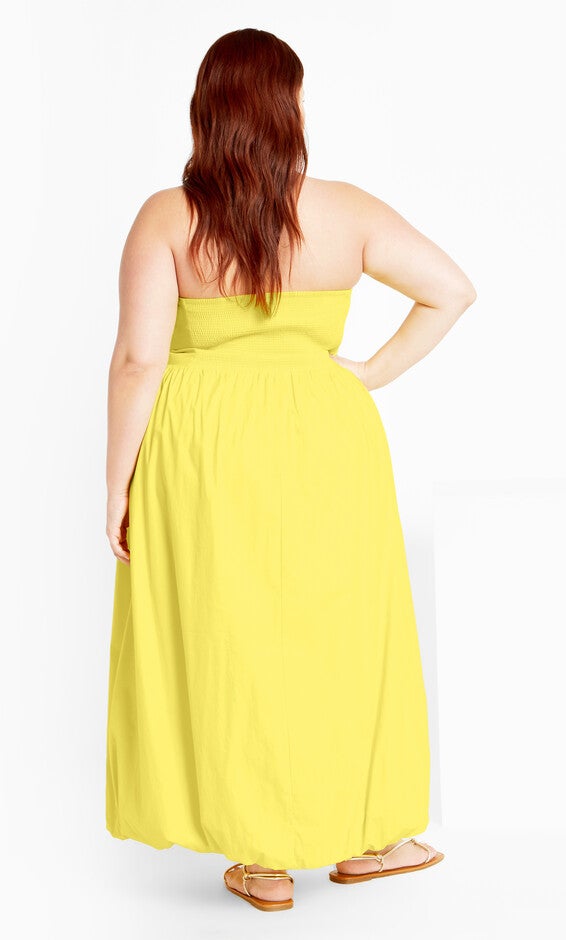Alina Maxi Dress - yellow, YELLOW, alternate image number null