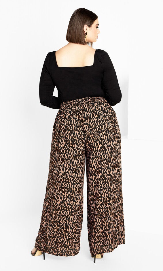 Illusion Pant - animal, BROWN, alternate image number null