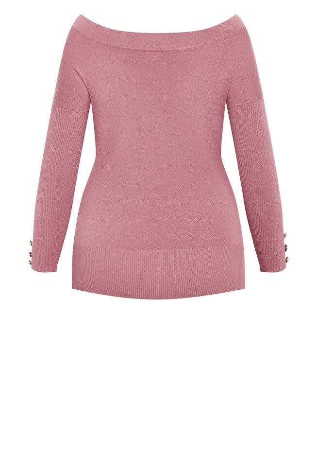 Intrigue Jumper - dusty orchid, PURPLE, alternate image number 5