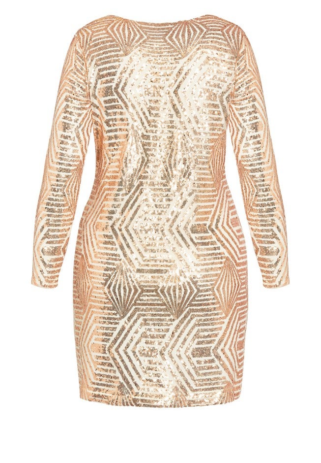 Bright Lights Dress - golden, GOLD, alternate image number 4