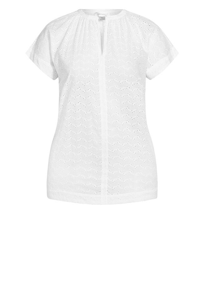 Savannah Top - ivory, WHITE, alternate image number null