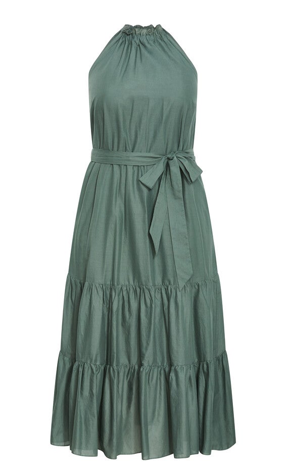 Kiana Maxi Dress - light khaki, GREEN, alternate image number null
