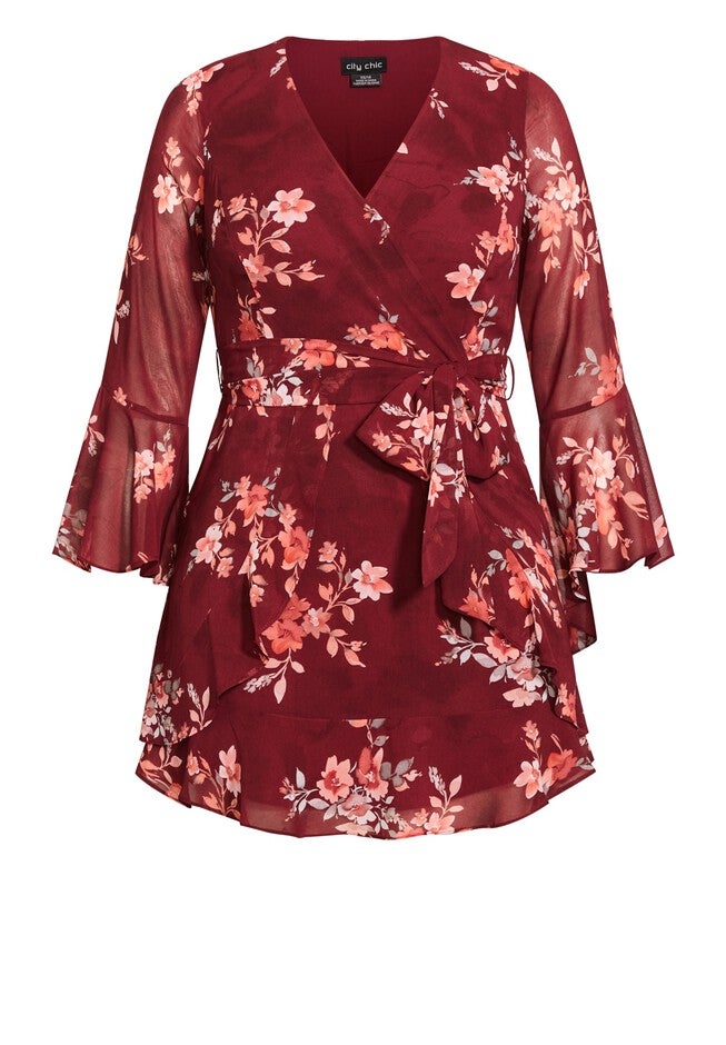 Alicia Dress - port, RED, alternate image number null