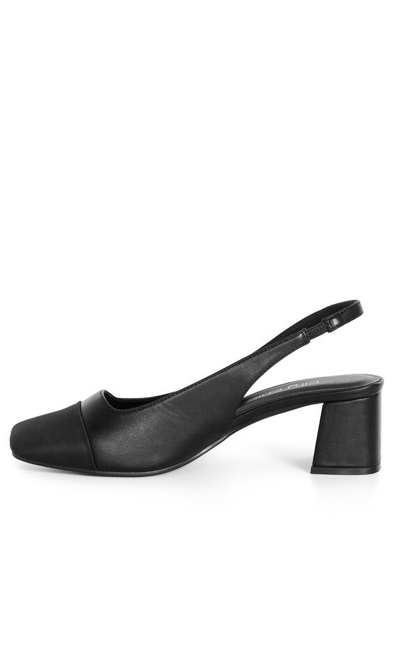WIDE FIT Chelsea Slingback - black, BLACK, alternate image number null