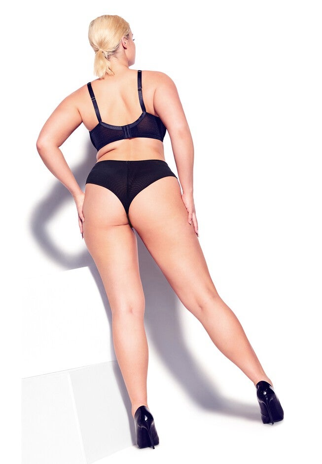 Slinky Demi Bra - black, BLACK, on-hover image number null