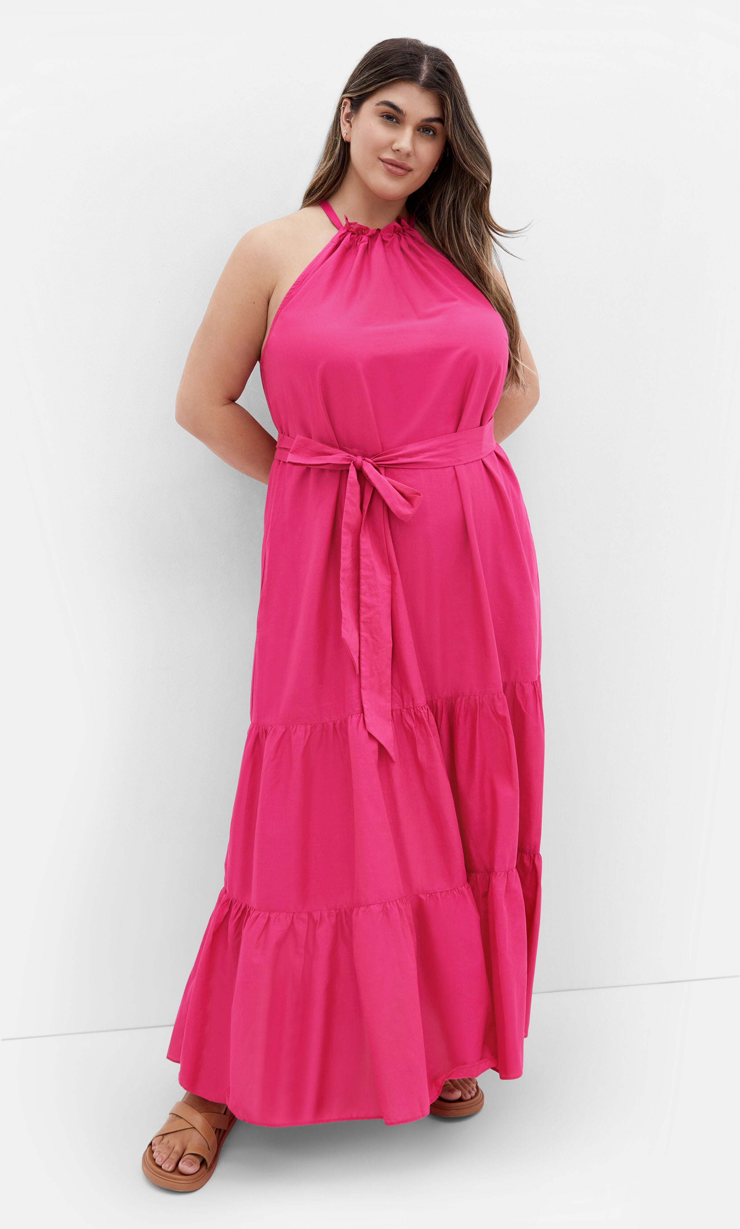 Kiana Maxi Dress - magenta, PINK, hi-res image number 0