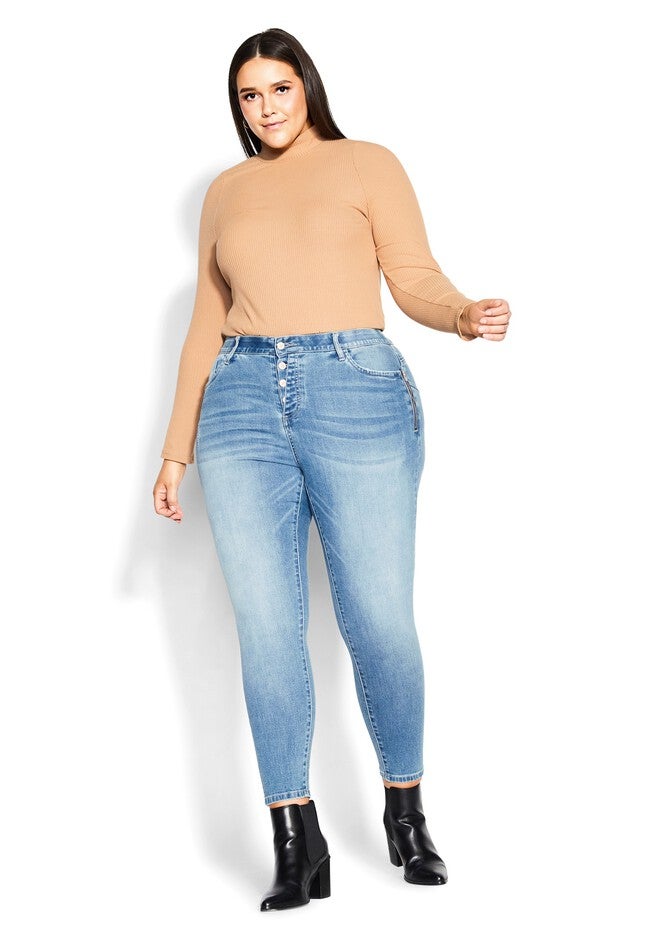 Serendipity Zip Jean, INDIGO, on-hover image number 1