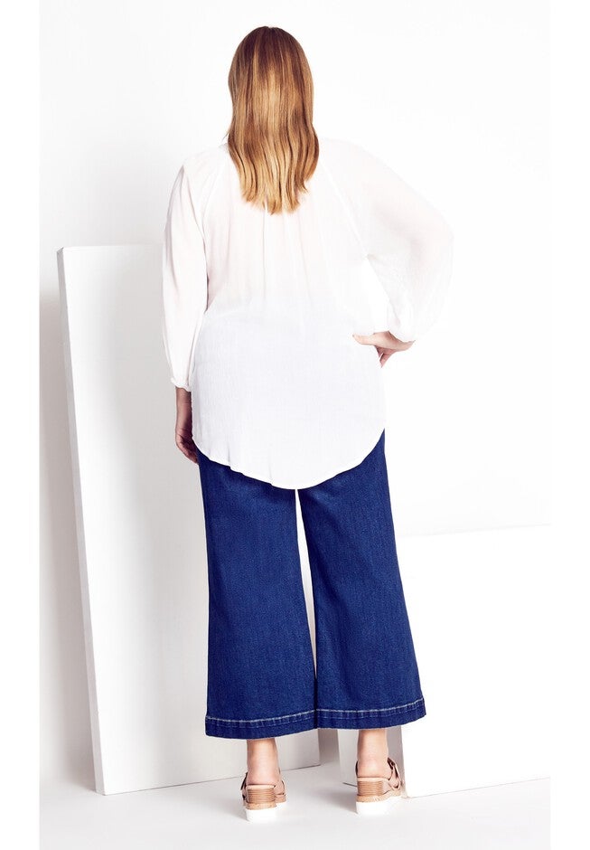 Serene Lace Top - ivory, WHITE, alternate image number null