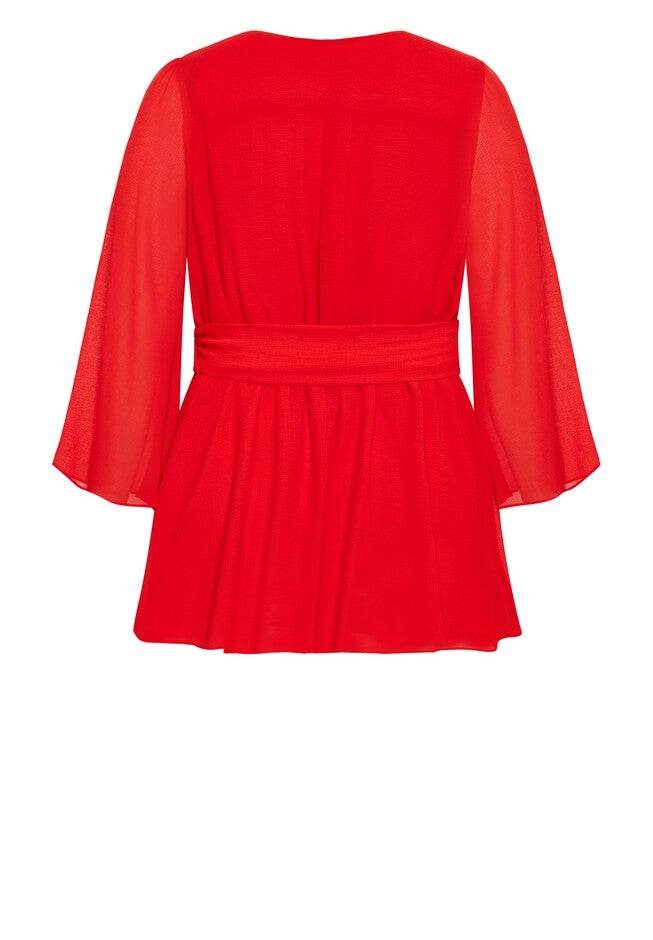 Arya Top - tigerlily, ORANGE, alternate image number null