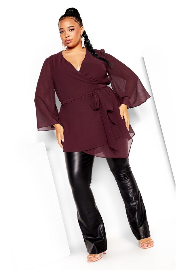 Arya Top - oxblood, RED, hi-res image number null