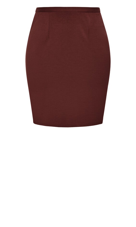 Midi Tube Skirt - truffle, TRUFFLE, alternate image number null