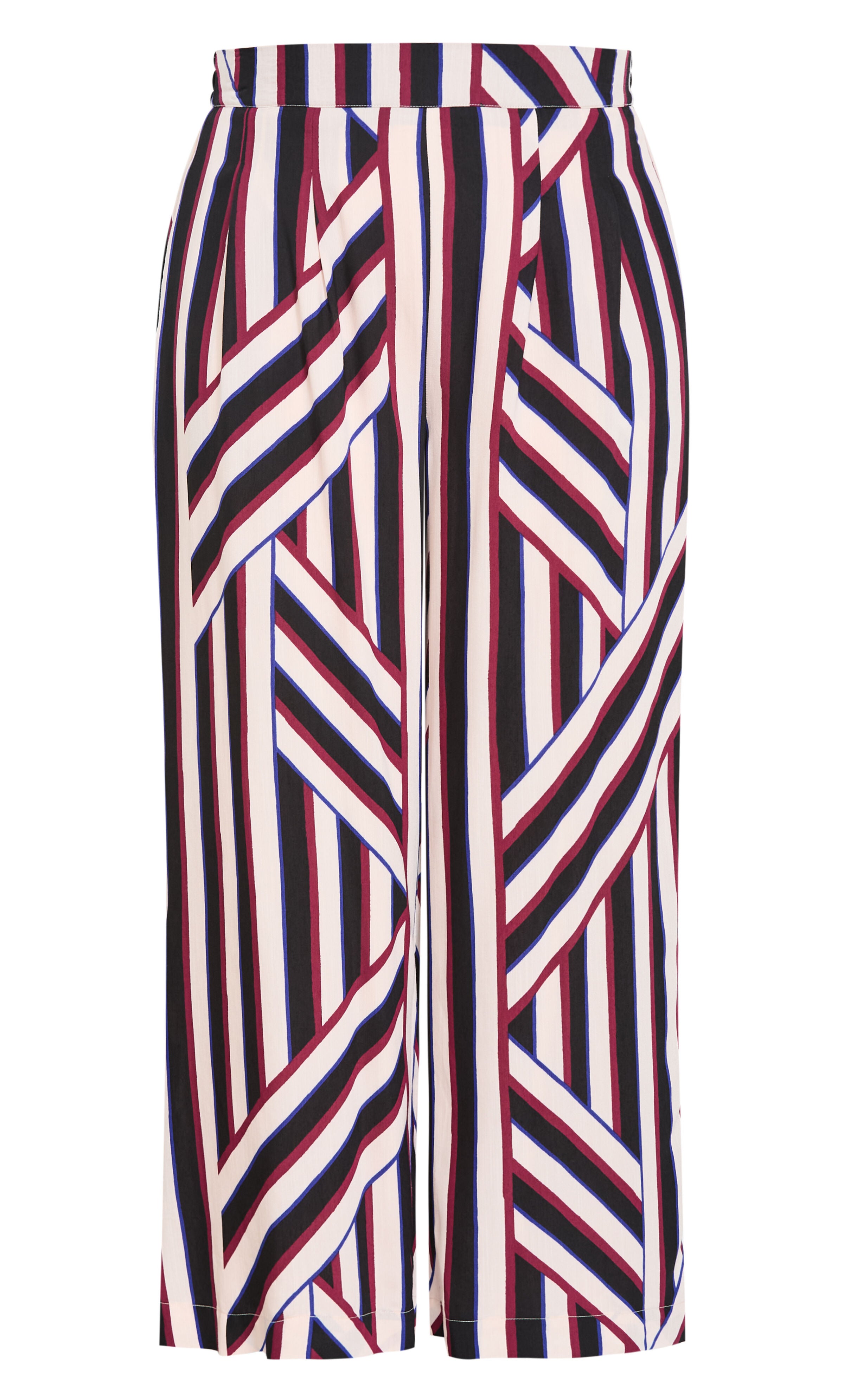 Haylee Timeless Stripe Wide Leg Pant, BLACK, alternate image number 4