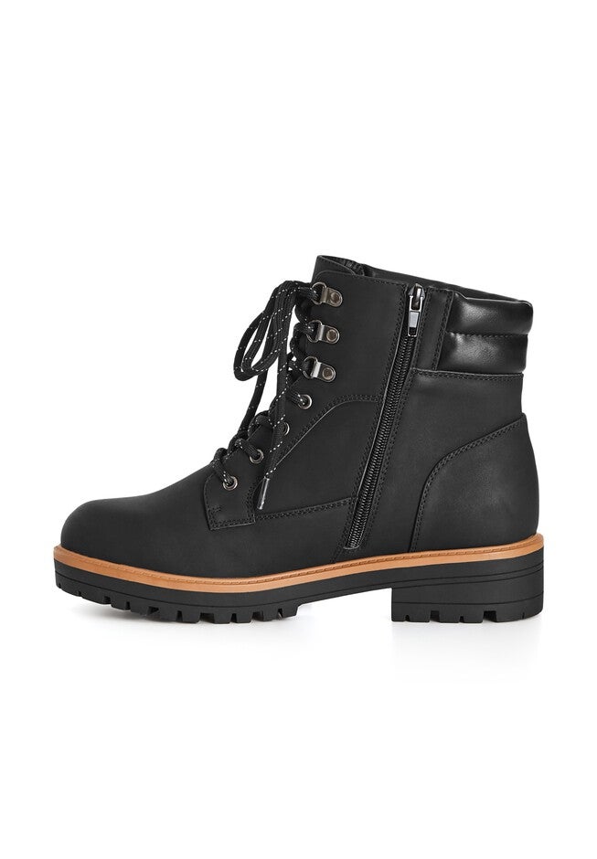 Aviva Hiker Boot, BLACK, alternate image number 2