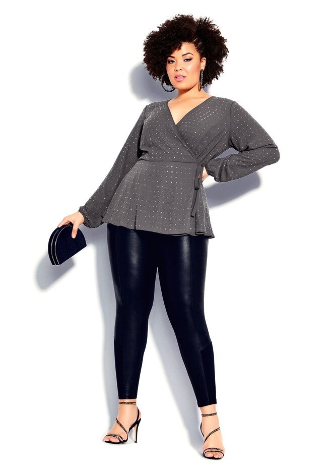 Bling Flirt Top - grey, GREY, on-hover image number null