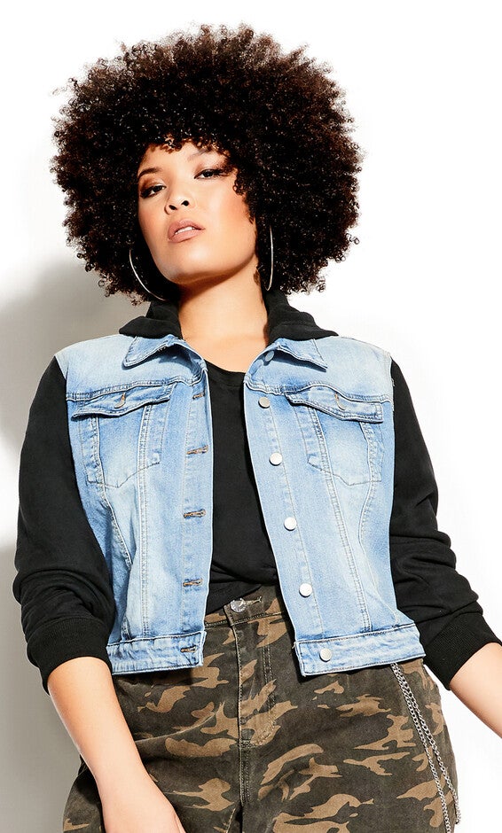 Denim Street Jacket - light wash, BLUE, hi-res image number 0