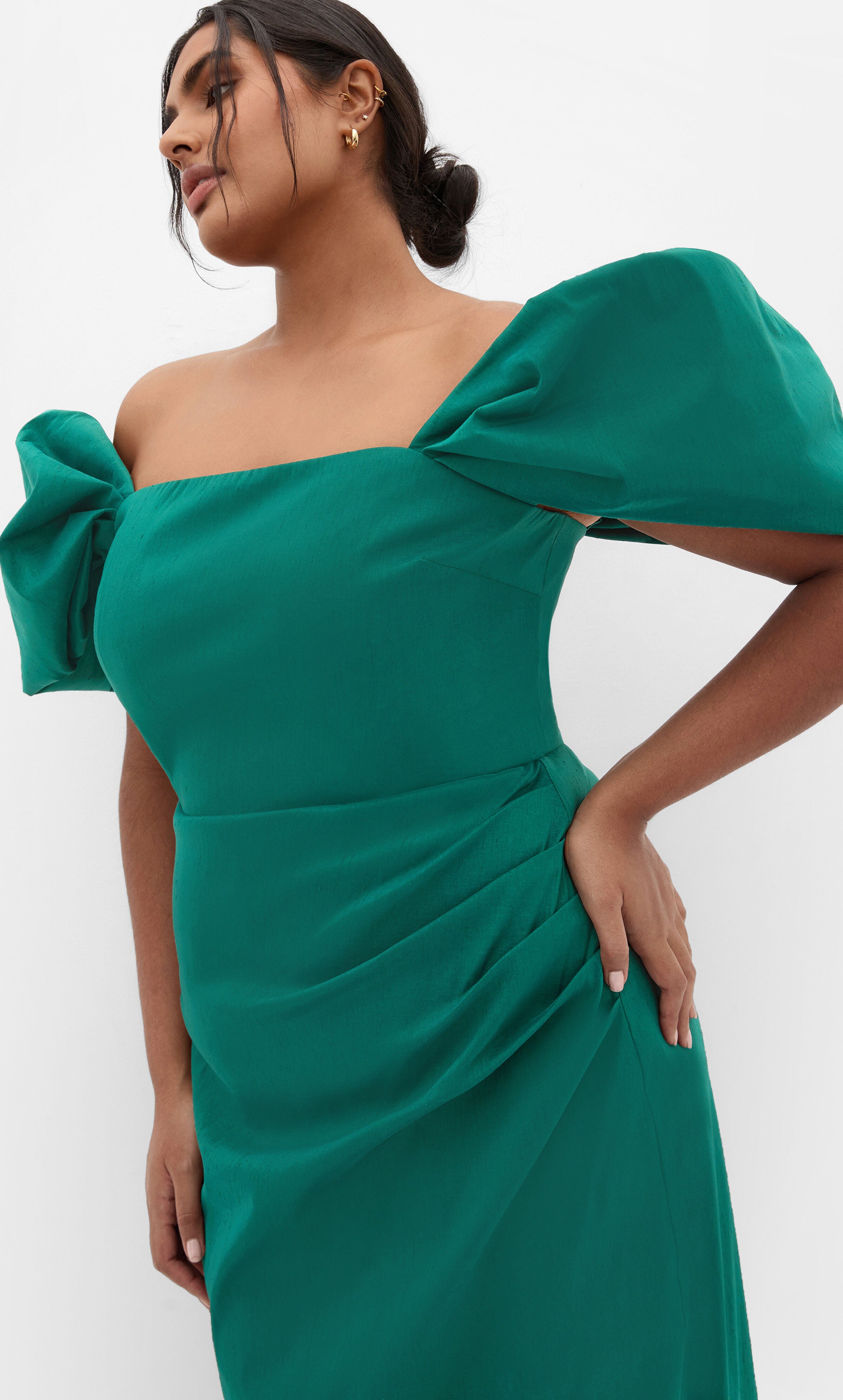 Elyse Dress - bright green, GREEN, alternate image number 1
