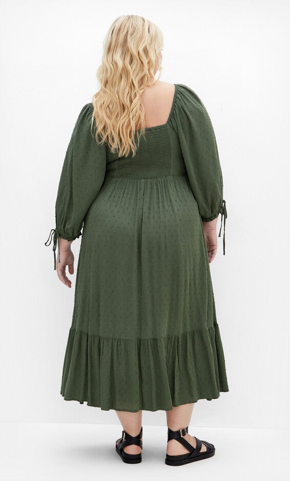 Ally Dress - khaki, KHAKI, alternate image number null