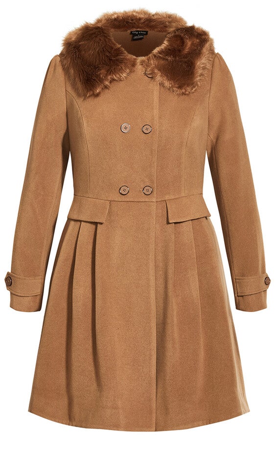 Grandiose Coat - caramel, BROWN, alternate image number 5