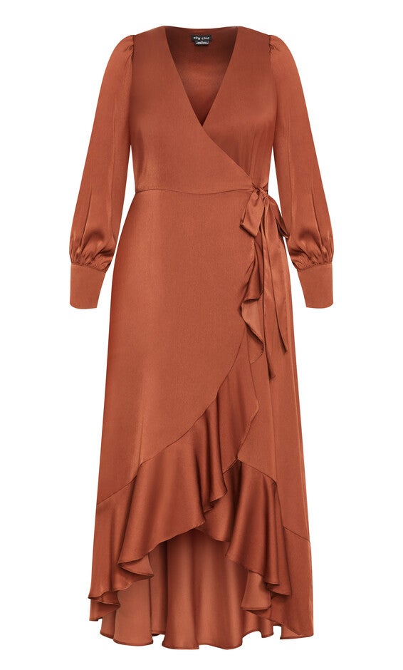 Oki Maxi Dress - copper, ORANGE, alternate image number null