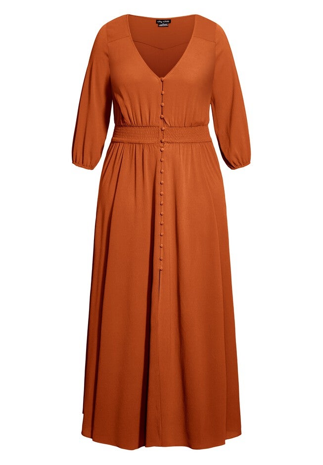 Desire Maxi Dress - ginger, ORANGE, alternate image number null