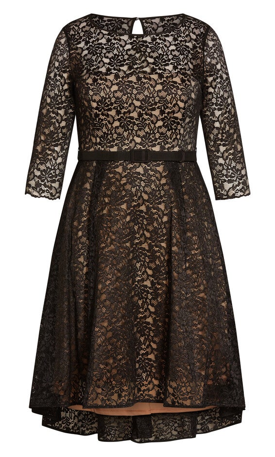 Lace Lover Dress - black, BLACK, alternate image number null