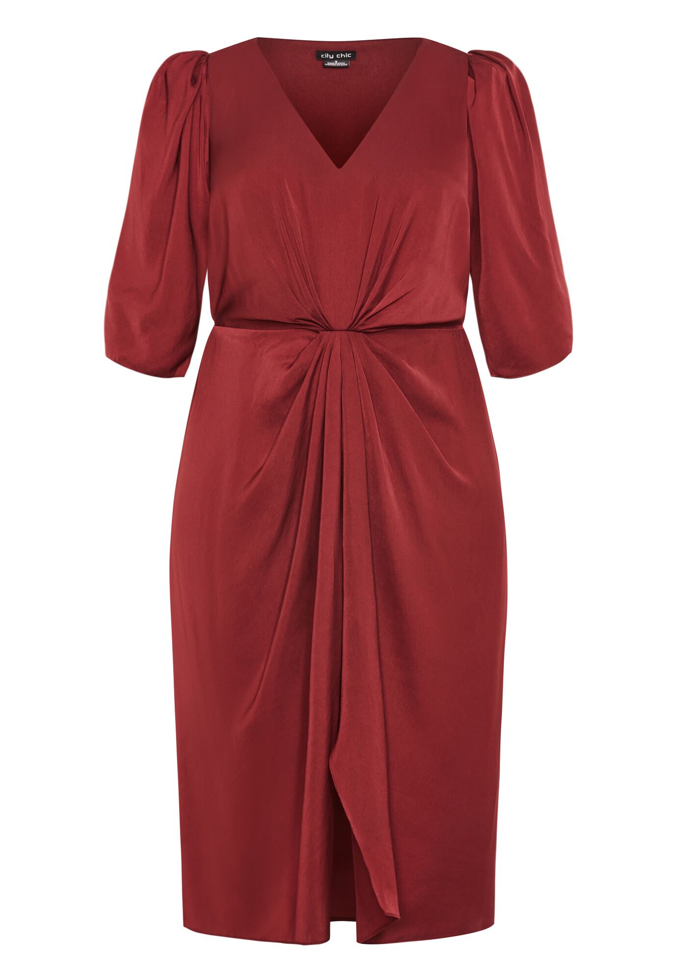 Aubree Dress - cabernet, RED, alternate image number 3