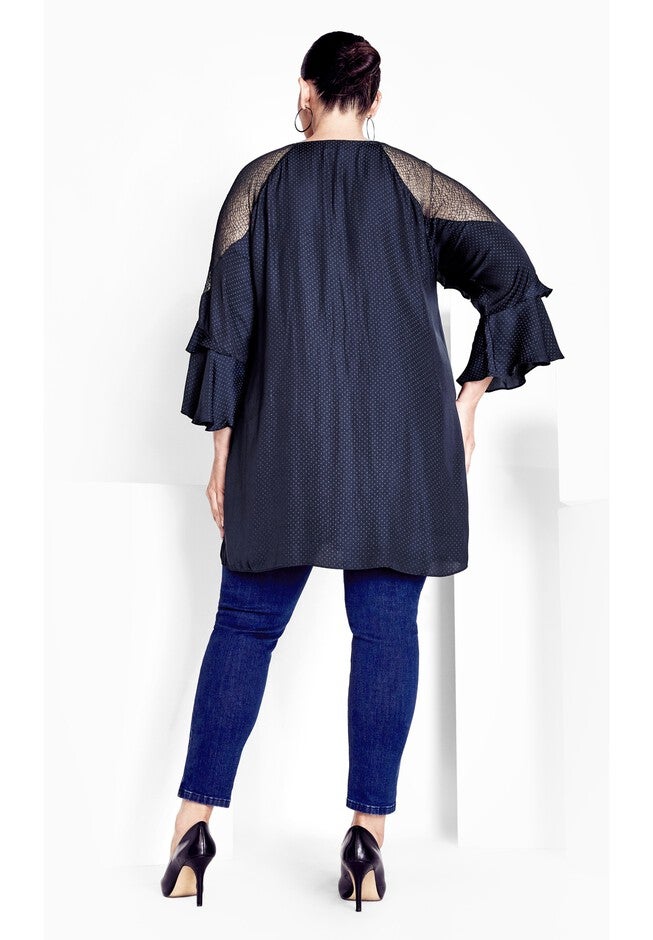 Margot L Tunic, NAVY, alternate image number null