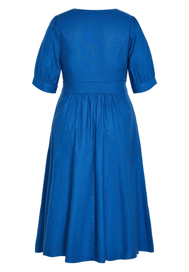 Sunset Stroll Dress - monaco blue, BLUE, alternate image number 2