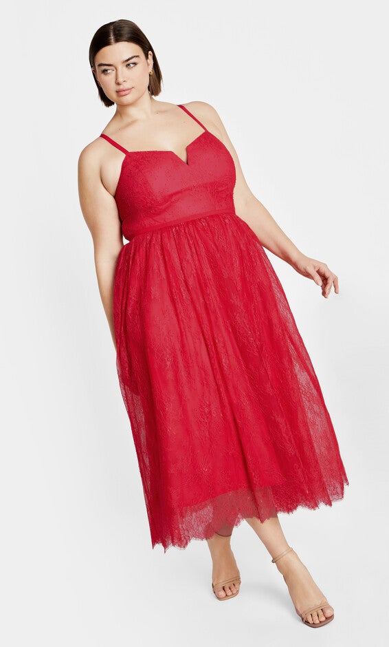 Serena Dress - lipstick pink, PINK, hi-res image number null