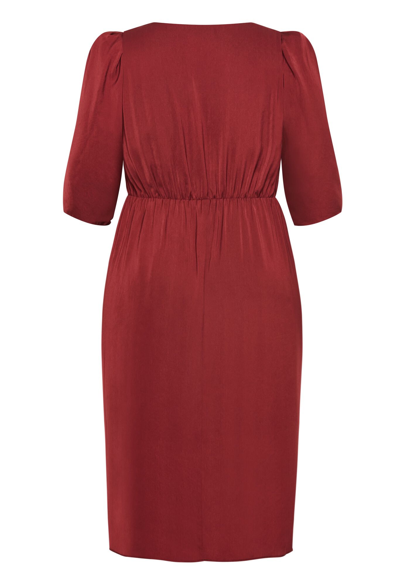 Aubree Dress - cabernet, RED, alternate image number 4
