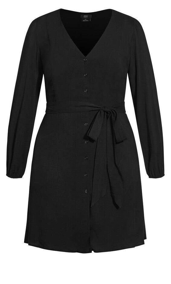 Relax Me Dress - black, BLACK, alternate image number 3
