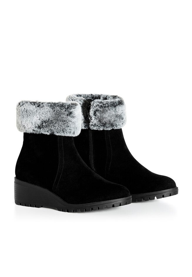 Callie Ankle Wedge, BLACK, alternate image number null