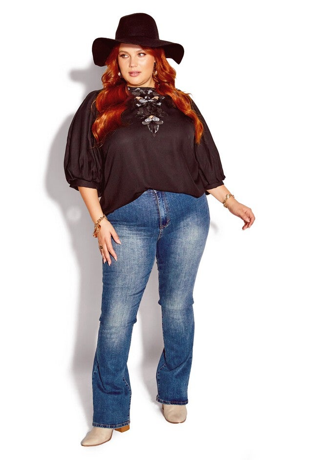 Freedom Detail Top - black, BLACK, on-hover image number 1