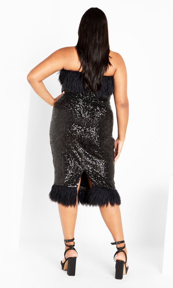 Ezra Dress - black, BLACK, alternate image number null