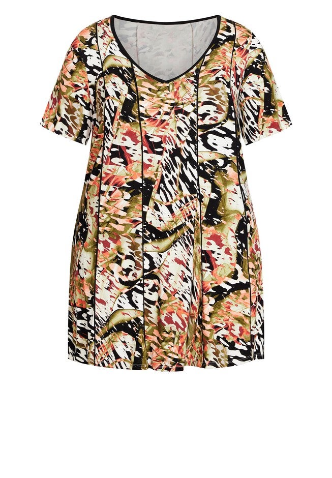 Swing Panel Print Tunic, FLOATATION, alternate image number null