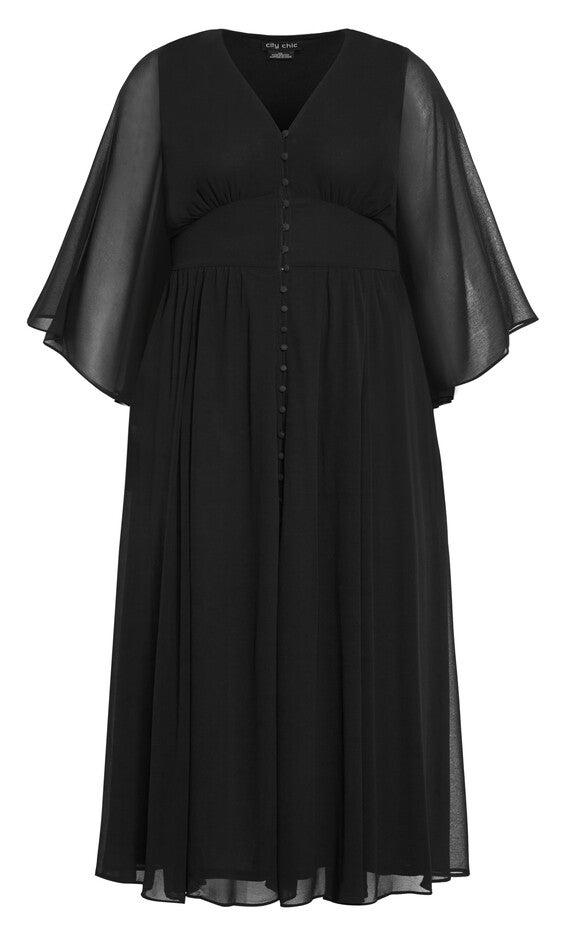 Katalina Maxi Dress - black, BLACK, alternate image number 4