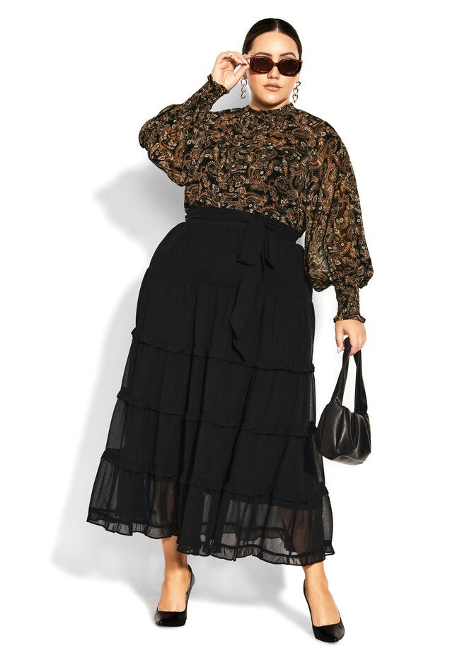 Claire Skirt - black, BLACK, on-hover image number null