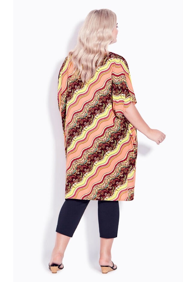 Evie Hi Lo Top, PAISLEY WAVE, alternate image number null