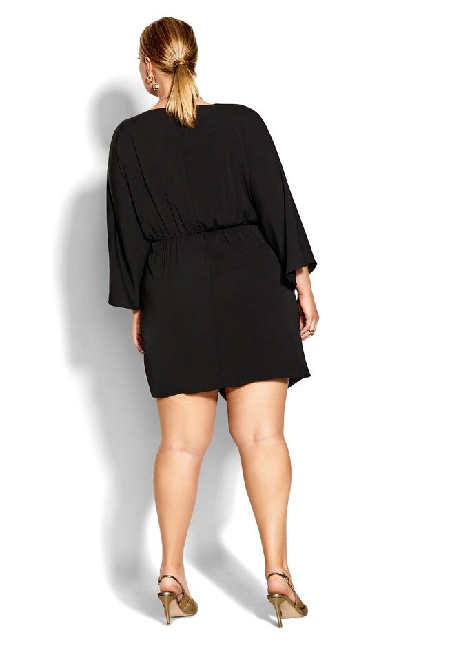 Whirlpool Dress - black, BLACK, on-hover image number null