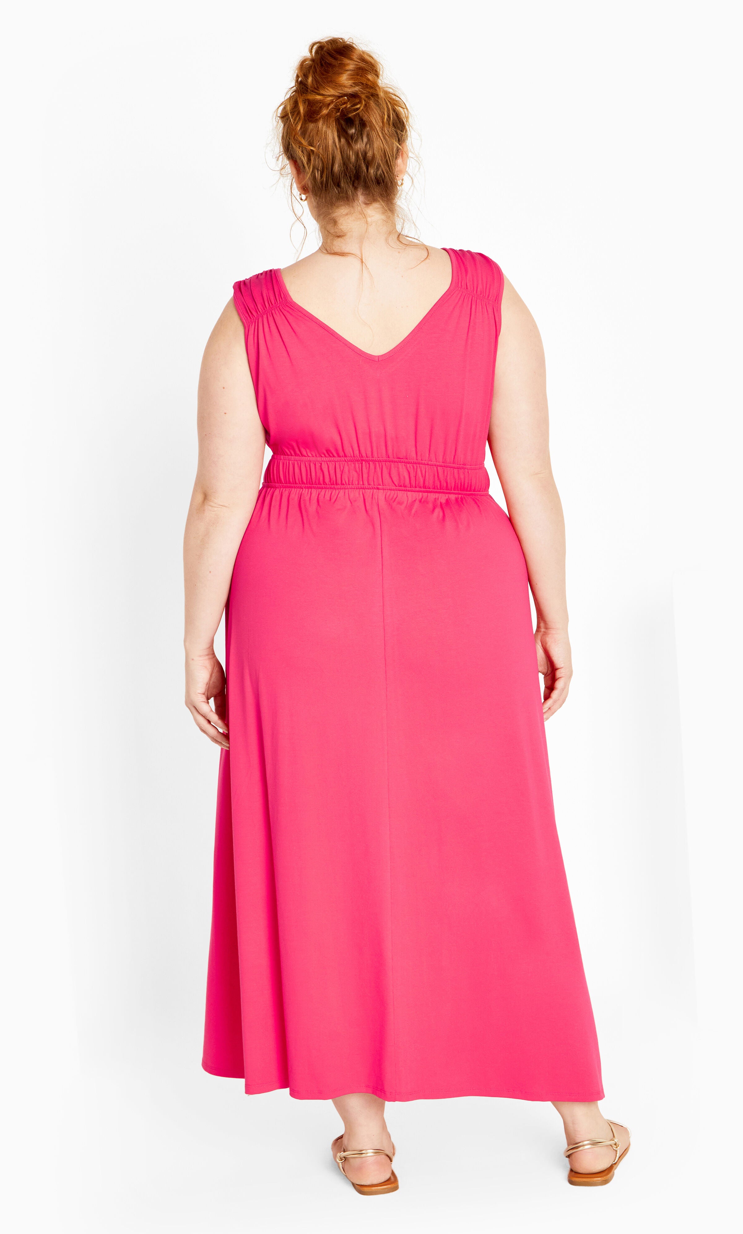 Lani Maxi Dress - watermelon, PINK, alternate image number 2