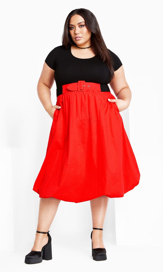 Paris Days Dress - tigerlily, TIGERLILY/BLACK, alternate image number null