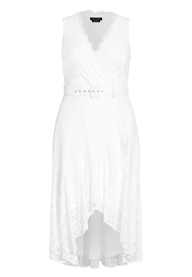 Lace Magic Dress - ivory, WHITE, alternate image number 2