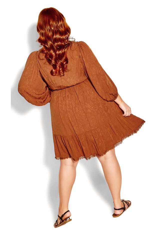 Festival Dress - spice, BROWN, alternate image number 5