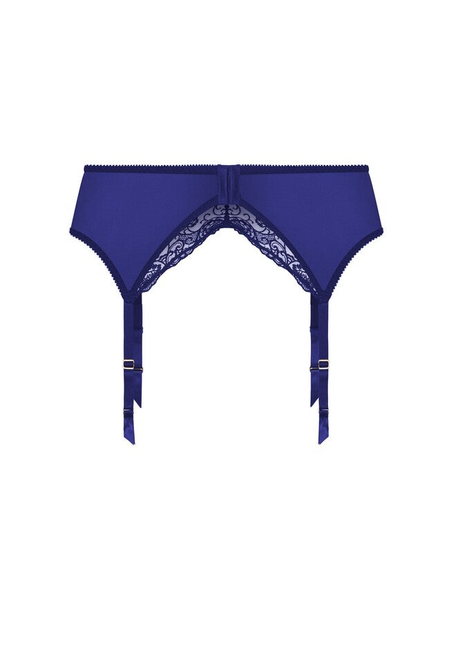 Tatiana Garter Belt - royal blue, BLUE, alternate image number 3