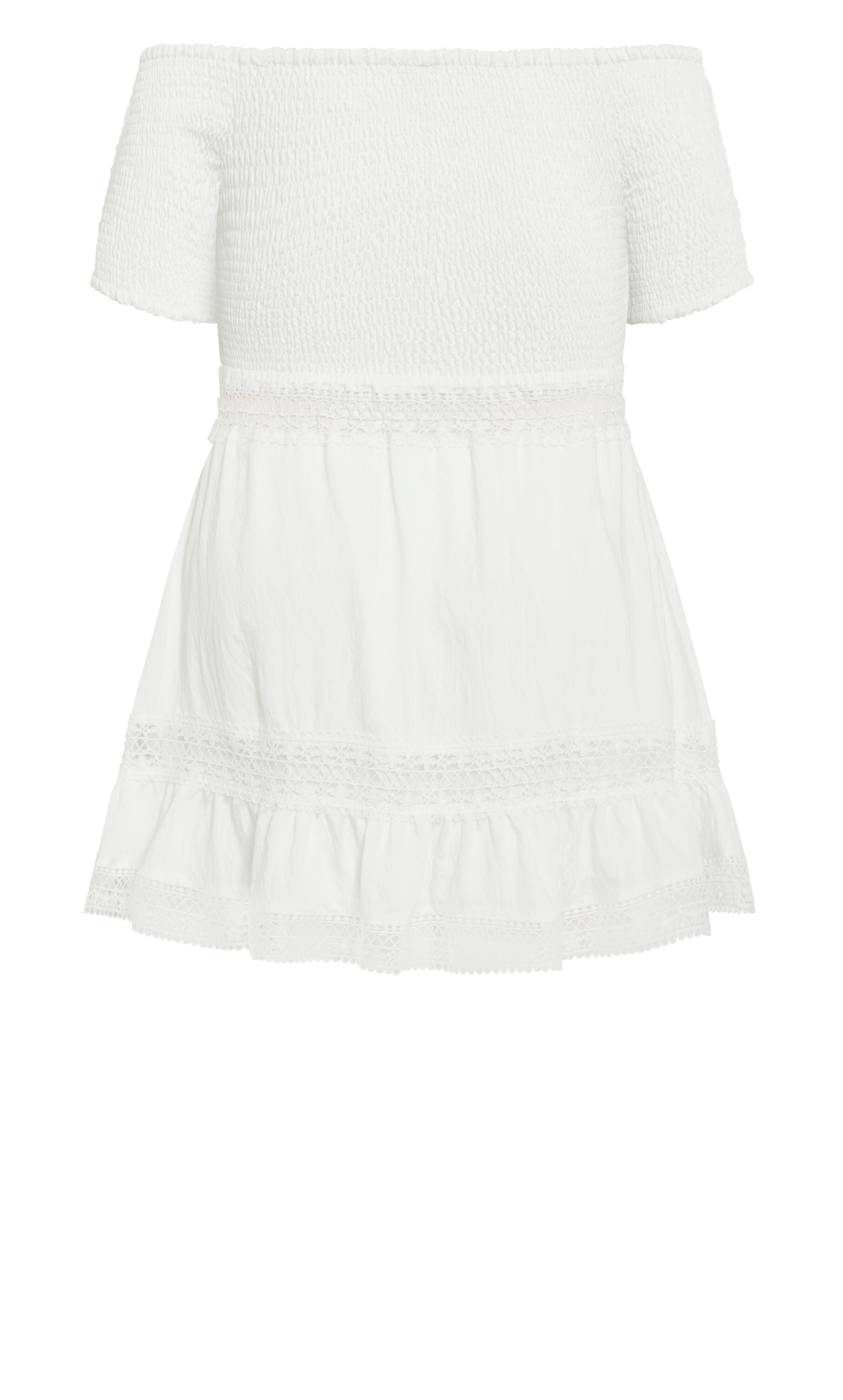 AURA LACE TOP - Ivory main image 1