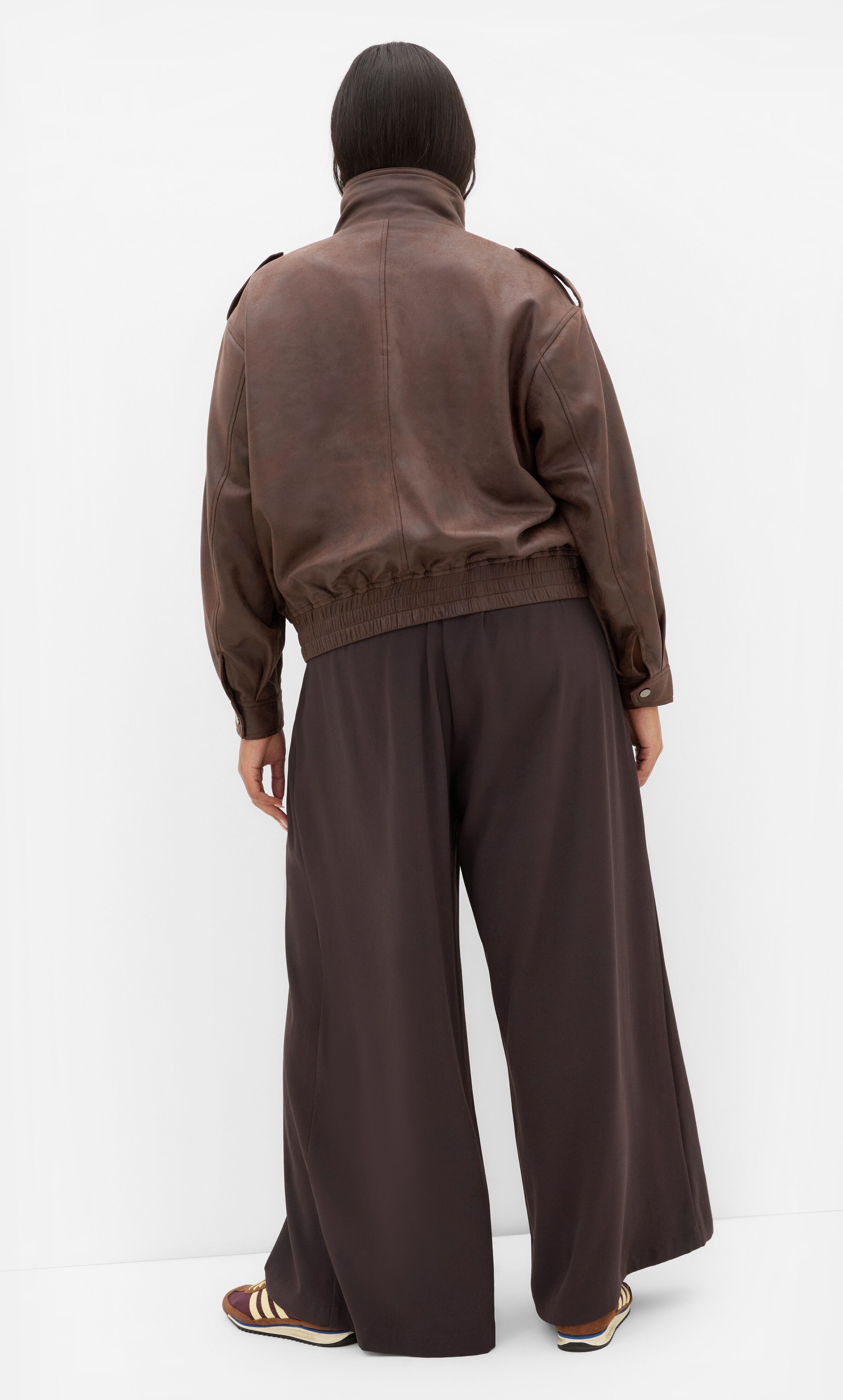 Jorja Bomber Jacket, BROWN, on-hover image number 1