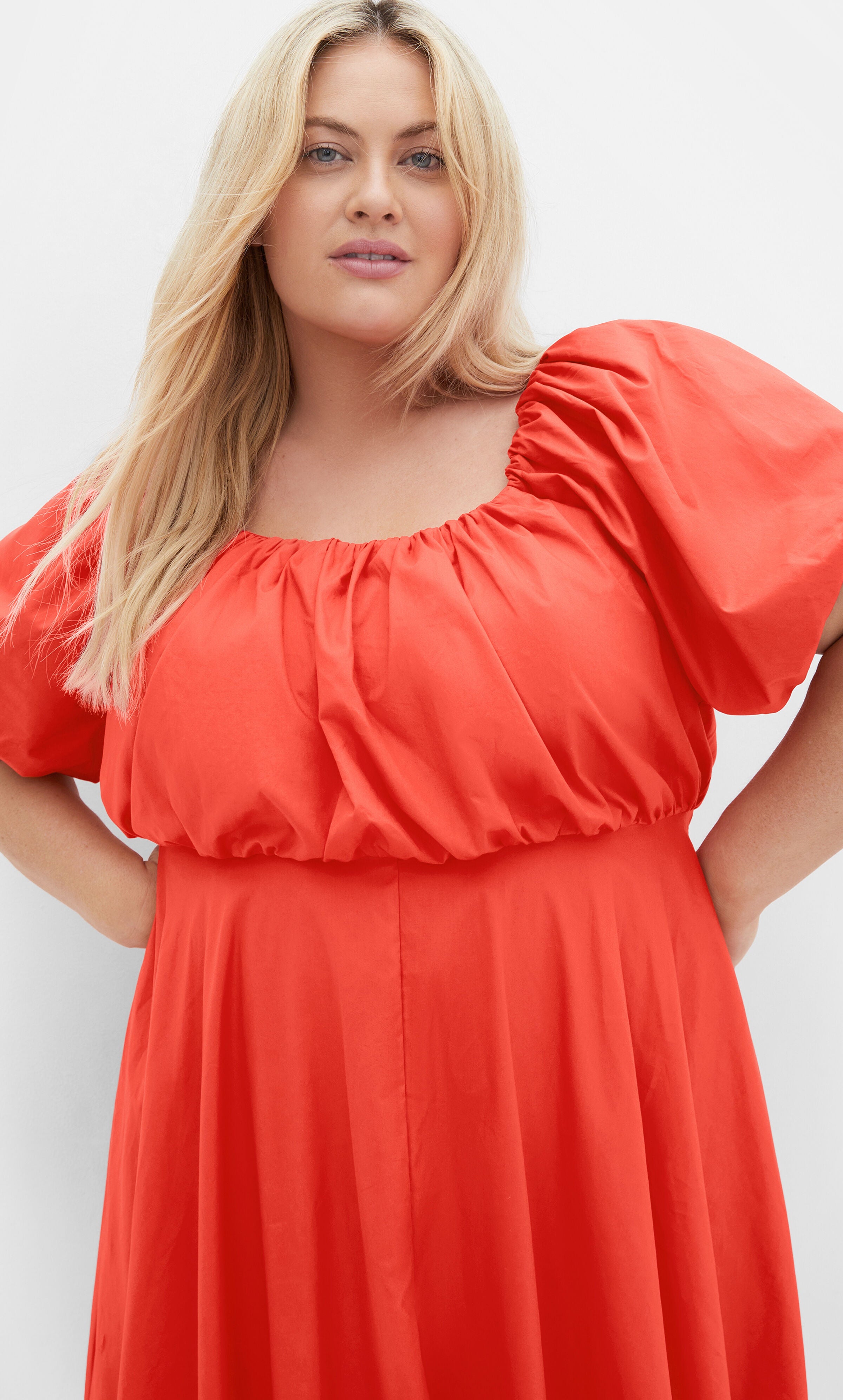 Rosabella Dress - coral, ORANGE, alternate image number 3