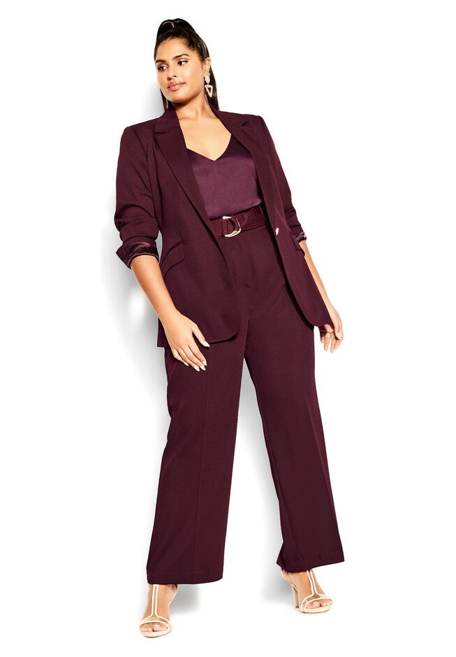 Quinn Pant - oxblood, RED, on-hover image number null